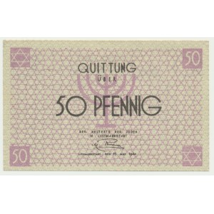50 Pfennig 1940 - red numerator -