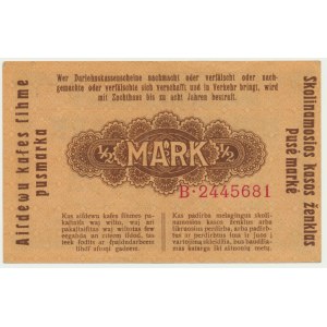 Kowno, 1/2 mark 1918 - B -
