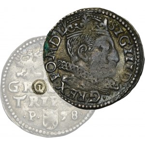 Sigismond III Vasa, Trojak Poznań 1598 - P gauche