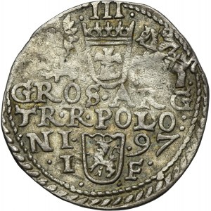 Sigismund III Vasa, 3 Groschen Olkusz 1597