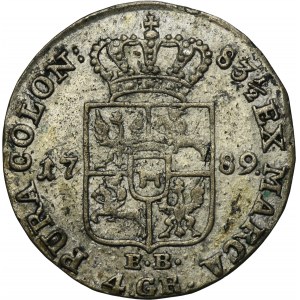 Poniatowski, 4 Groschen 1789 EB - FORGERY