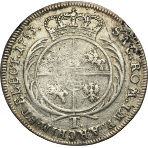 Augustus III of Poland, Tymf Leipzig 1753 - RARE