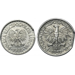 Zestaw, DESTRUKT, 1 złoty i 2 złote (2 szt.)