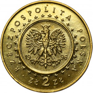 2 złote 1996 Zamek w Lidzbarku Warmińskim