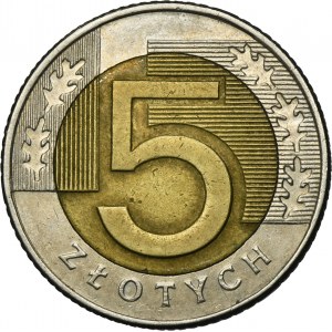 5 złotych 1994 - ODWROTKA