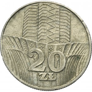 20 złotych 1973 Wieżowiec i kłosy - FAŁSZERSTWO Z EPOKI
