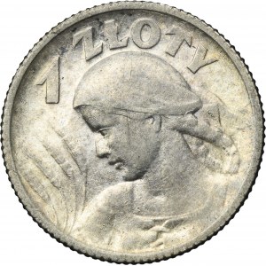 Kobieta i kłosy, 1 złoty Paryż 1924