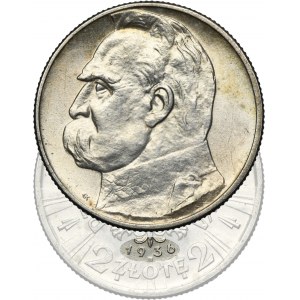 Piłsudski, 2 złote 1936 - RZADKIE