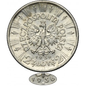 Piłsudski, 2 złote 1936 - RZADKIE