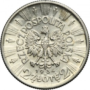 Piłsudski, 2 złote 1934