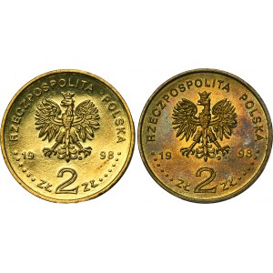 Zestaw, 2 złote GOLD NORDIC 1998 (2 szt.)