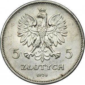 Nike, 5 złotych Bruksela 1928