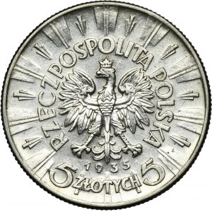 Piłsudski, 5 złotych 1935