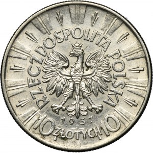 Piłsudski, 10 złotych 1937