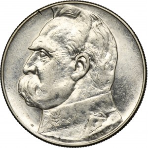 Piłsudski, 10 złotych 1938