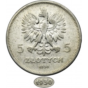 Nike, 5 złotych Warszawa 1930 - RZADKI ROCZNIK