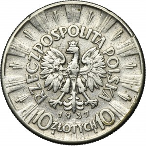 Piłsudski, 10 złotych 1937