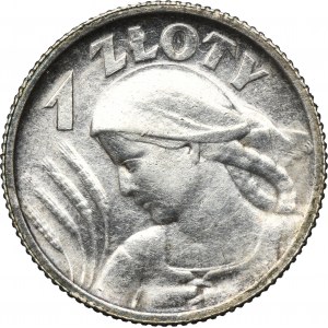 Kobieta i kłosy, 1 złoty Paryż 1924