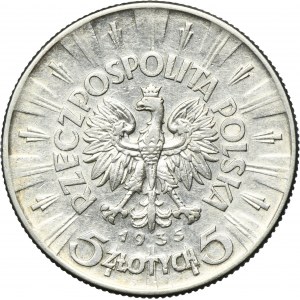 Piłsudski, 5 złotych 1935