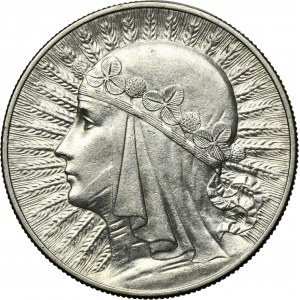 Tête de femme, 10 zlotys Varsovie 1933