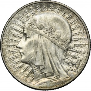 Tête de femme, 10 zlotys Varsovie 1933
