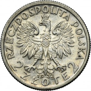 Głowa Kobiety, 2 złote 1932