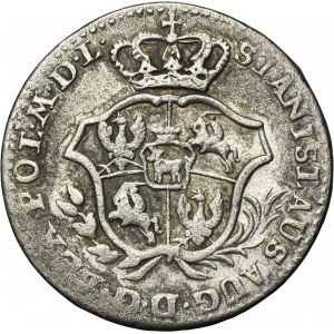 Poniatowski, 2 Groschen Warsaw 1767 FS