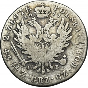 Kingdom of Poland, 2 złote Warsaw 1817 IB