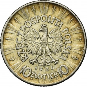 Piłsudski, 10 złotych 1936