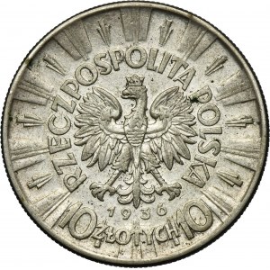 Piłsudski, 10 złotych 1936
