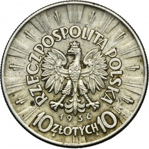 Piłsudski, 10 złotych 1936