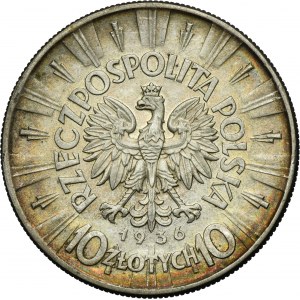 Piłsudski, 10 złotych 1936