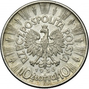 Piłsudski, 10 złotych 1936