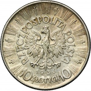 Piłsudski, 10 złotych 1936