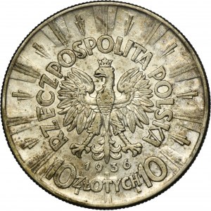 Piłsudski, 10 złotych 1936
