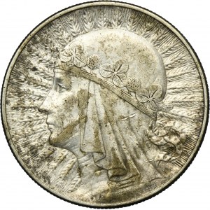 Głowa Kobiety, 10 złotych Warszawa 1932
