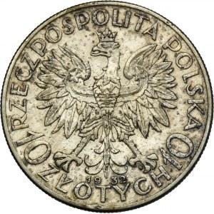 Głowa Kobiety, 10 złotych Warszawa 1932