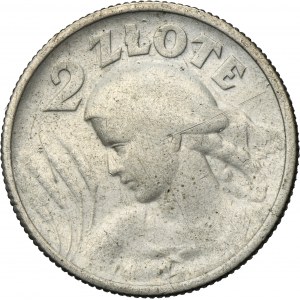 Kobieta i kłosy, 2 złote Paryż 1924