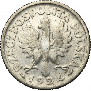 Kobieta i kłosy, 1 złoty Paryż 1924