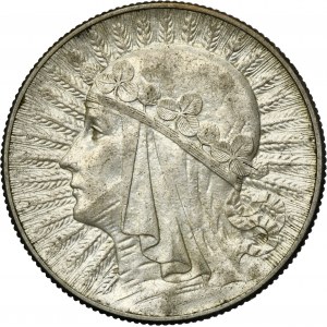 Głowa Kobiety, 5 złotych Warszawa 1934