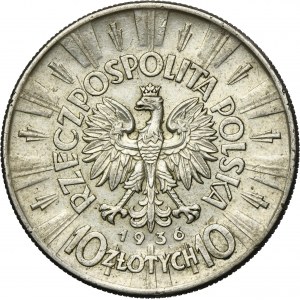Piłsudski, 10 złotych 1936
