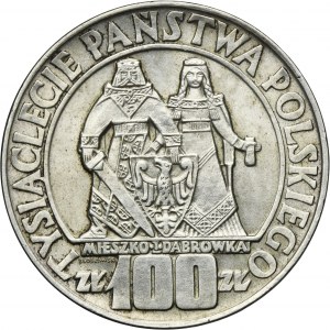 100 zloty 1966 Mieszko et Dąbrówka