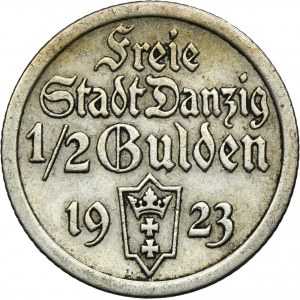 Freie Stadt Danzig, 1/2 florin 1923