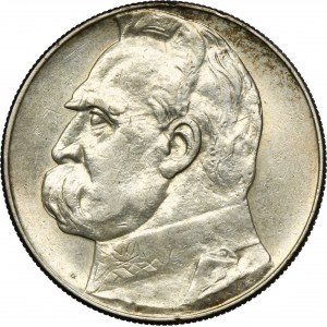 Piłsudski, 10 złotych 1938
