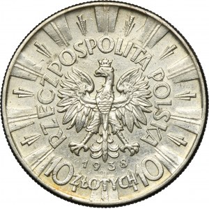 Piłsudski, 10 złotych 1938