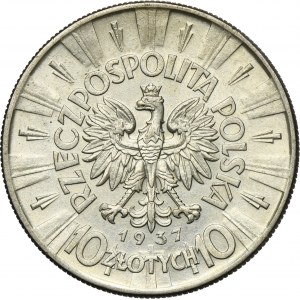 Piłsudski, 10 złotych 1937