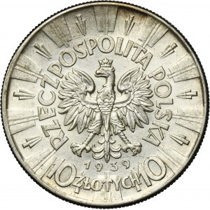 Piłsudski, 10 złotych 1939