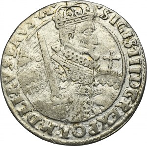 Sigismund III Vasa, 1/4 Thaler Bromberg 1623 - PRVS M