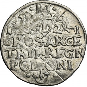 Sigismund III Vasa, 3 Groschen Krakau 1621