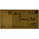 20 Mark 1940 - no. 1 without watermark -